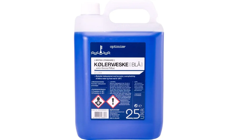 Kjølevæske, Blå, 2,5 liter v:1026409 Kjølevæske, Blå, 2,5 liter v:1026409