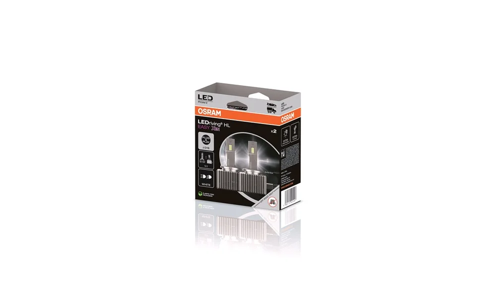 Pæresæt D1S LEDriving HL Easy – Osram v:8771083 Pæresæt D1S LEDriving HL Easy – Osram v:8771083