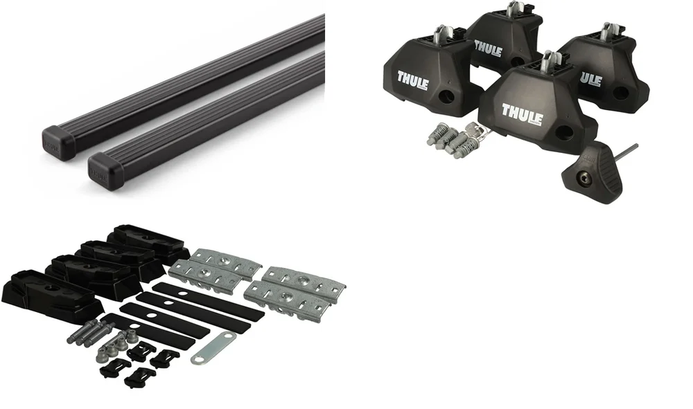Takstativ, Thule SquareBar EVO Sort v:1309789 Takstativ, Thule SquareBar EVO Sort v:1309789