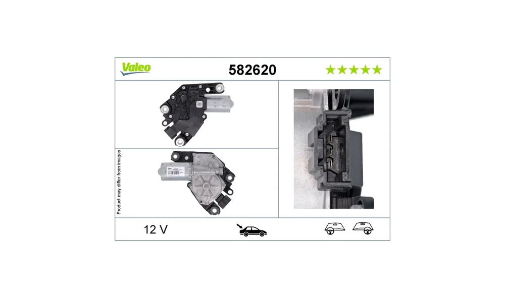 Vindusviskermotor - 582620 - (Valeo) v:4805613