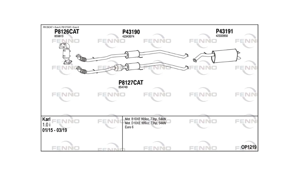 Avgassanlegg – OP1219 – (Fenno) v:5780165