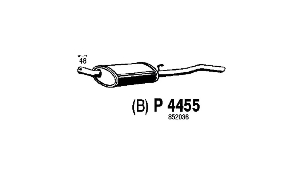 Bakre Lydpotte - P4455 - (Fenno) v:7621601