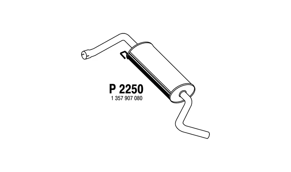 Bakre Lydpotte – P2250 – (Fenno) v:7675524