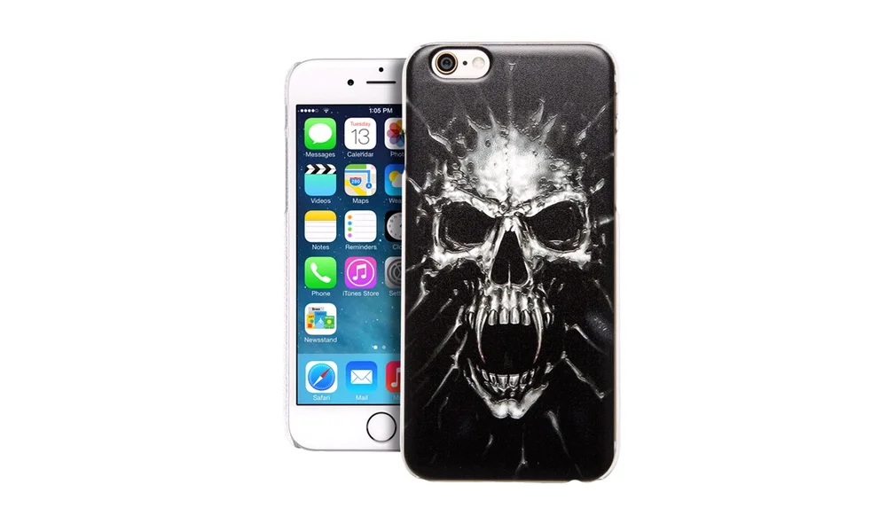 TPU Cover SKULL iPhone 4\/4S v:9916339 TPU Cover SKULL iPhone 4\/4S v:9916339