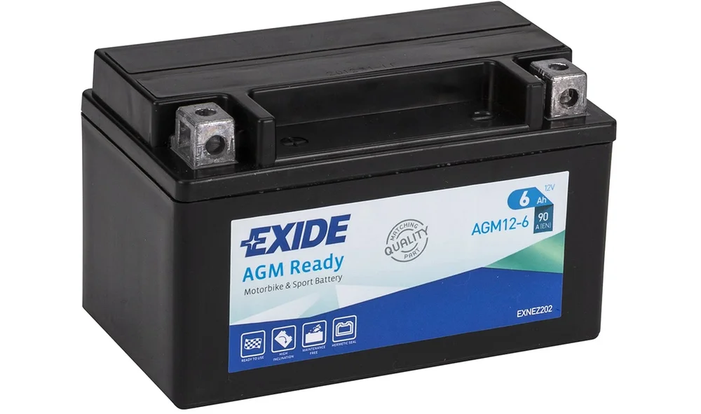 Batteri Exide 12V-6Ah AGM, Superlight v:6695044