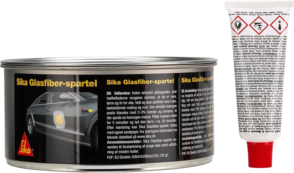 Glassfiber sparkel 1,5kg inkl herder v:9718118