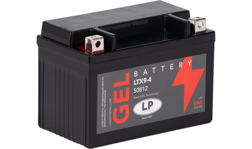 Batteri 12V-9Ah Gel, GSF600 95< v:3545656