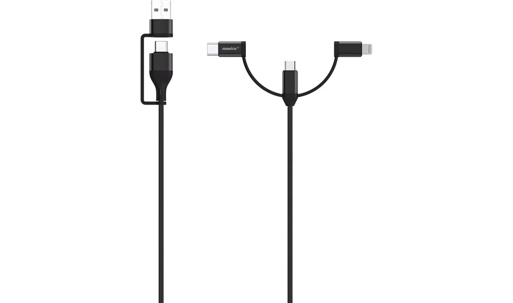 3-i-1 kabel C->Lightning\/USB-C\/Micro-USB v:8768272