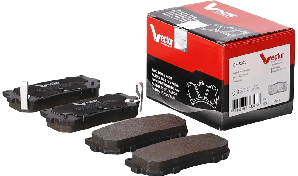 Bremsekloss Sett GDB3203 COTEC (Vector) v:1546772