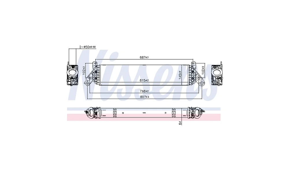 Intercooler – 961766 – (Nissens) v:361717 Intercooler – 961766 – (Nissens) v:361717
