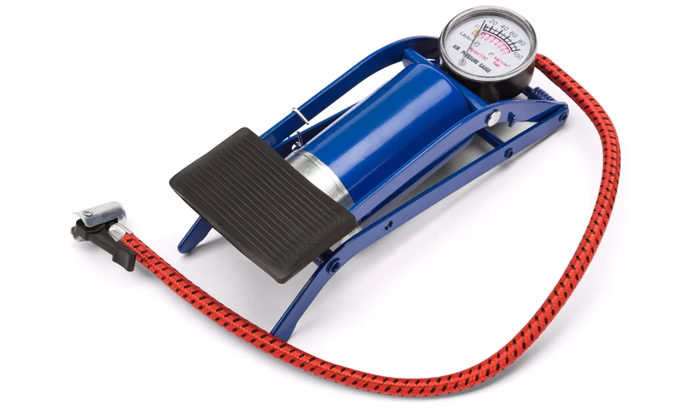 Fotpumpe med manometer v:3886533