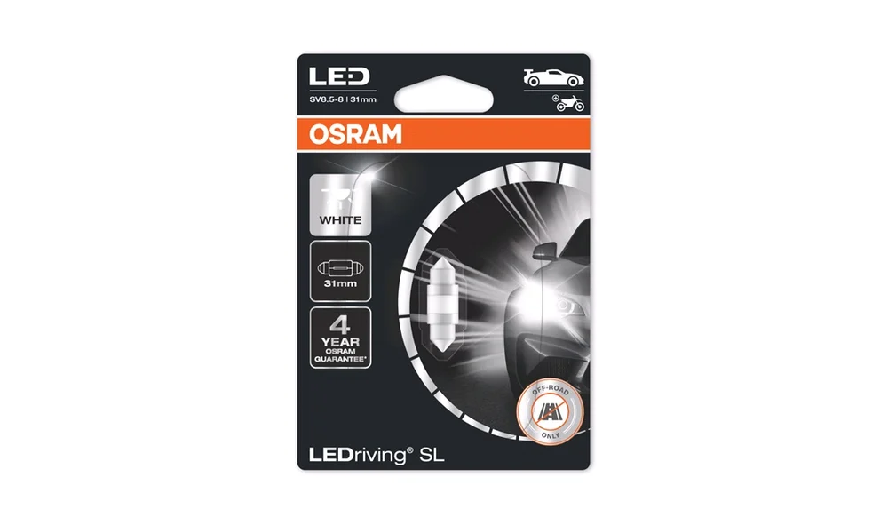 Pære LEDriving C5W 31mm White Osram v:1354154