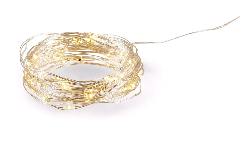 Dekorasjonslyslenke 100 LED varmhvit v:7944173