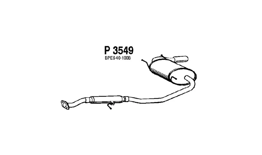 Bakre Lydpotte - P3549 - (Fenno) v:7454468