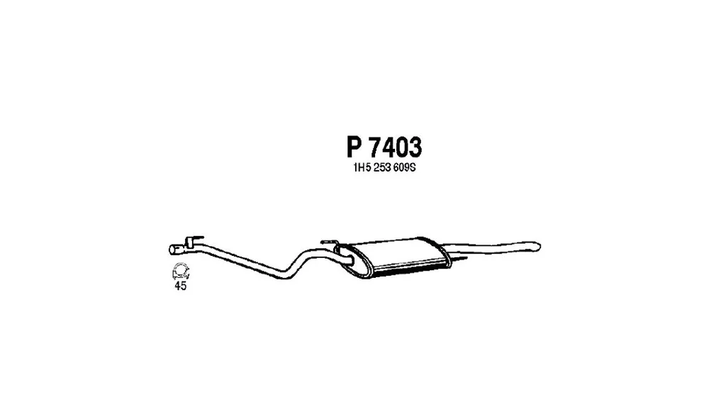 Bakre Lydpotte - P7403 - (Fenno) v:8662311