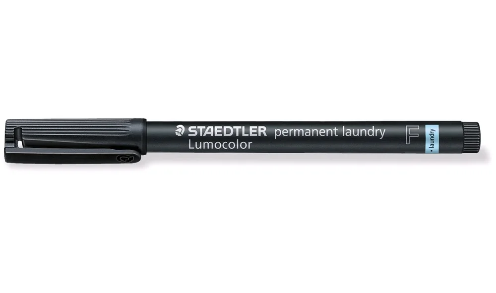 Permanent Cloth Marker svart Lumocolor v:8083077