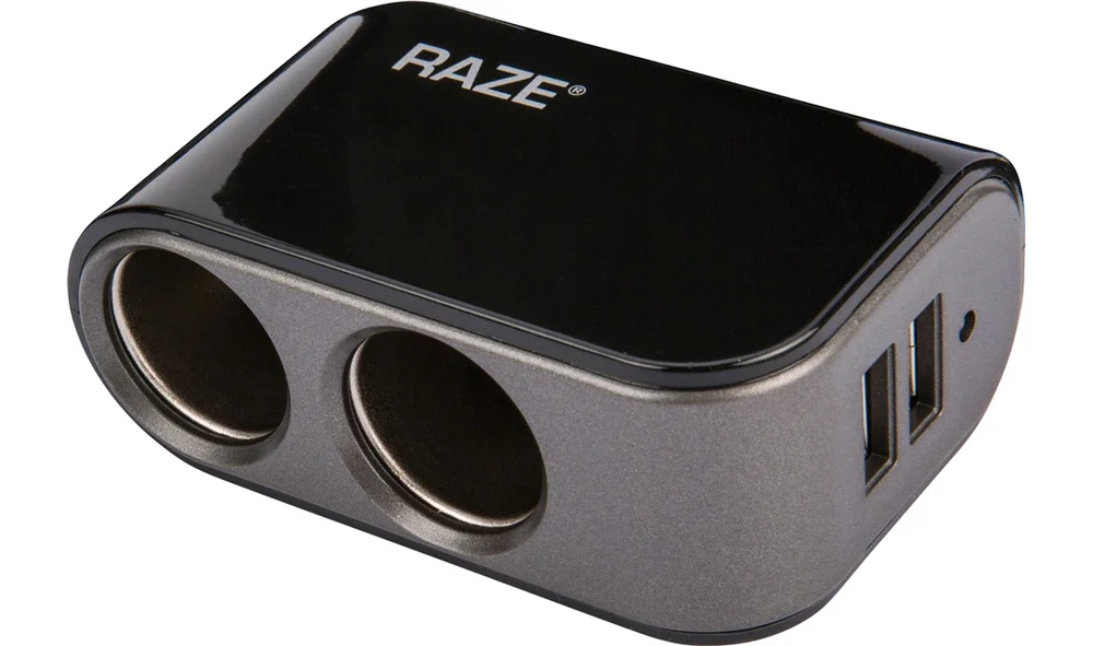 2-i-1 adapter 12V 10A med 2 x USB v:1288787