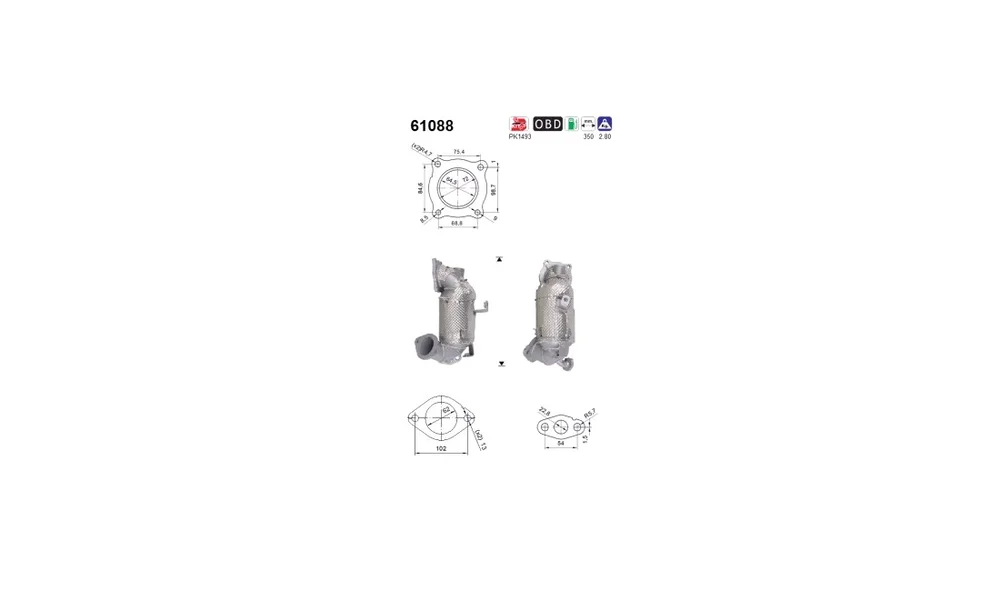 Katalysator – 61088 – (AS) v:1706067 Katalysator – 61088 – (AS) v:1706067