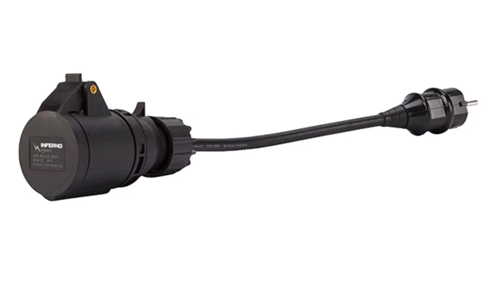 CEE til Schuko adapter 30 cm v:265380