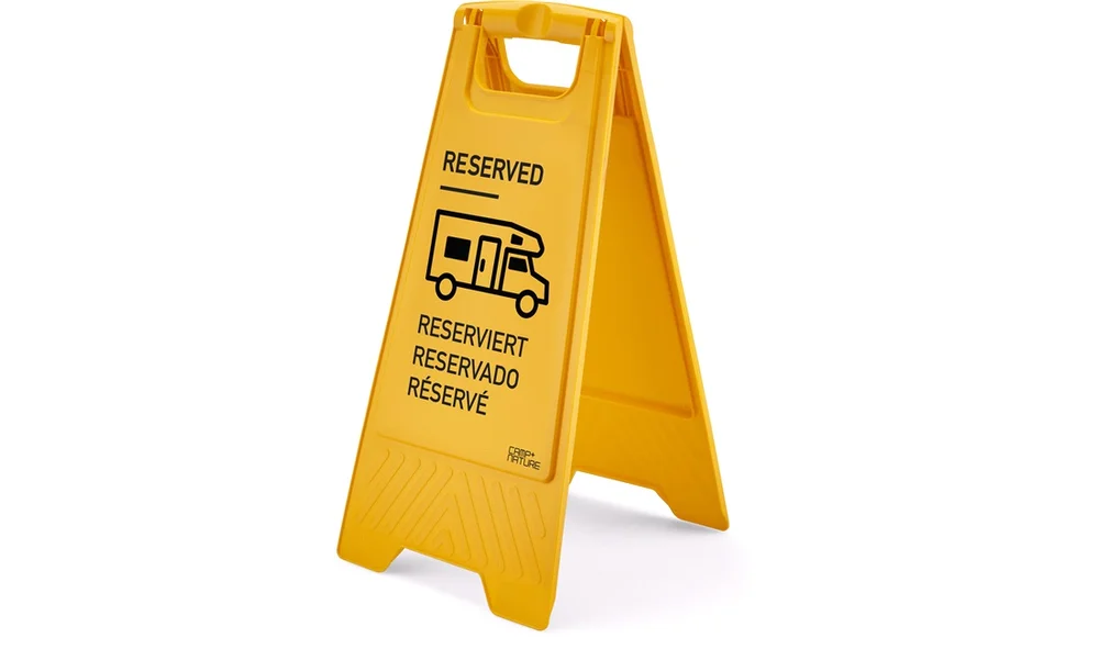 Skilt \Reservert\&raquo; til camping v:8487053″&raquo;&raquo;