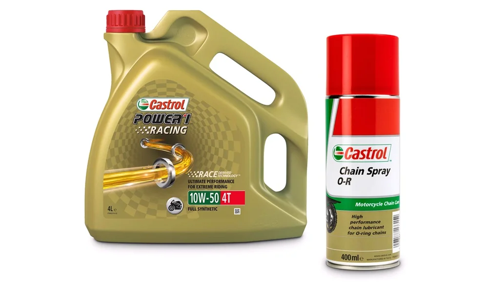 Castrol Power1 10w50 4-takt 4L+kjedefett v:2191004