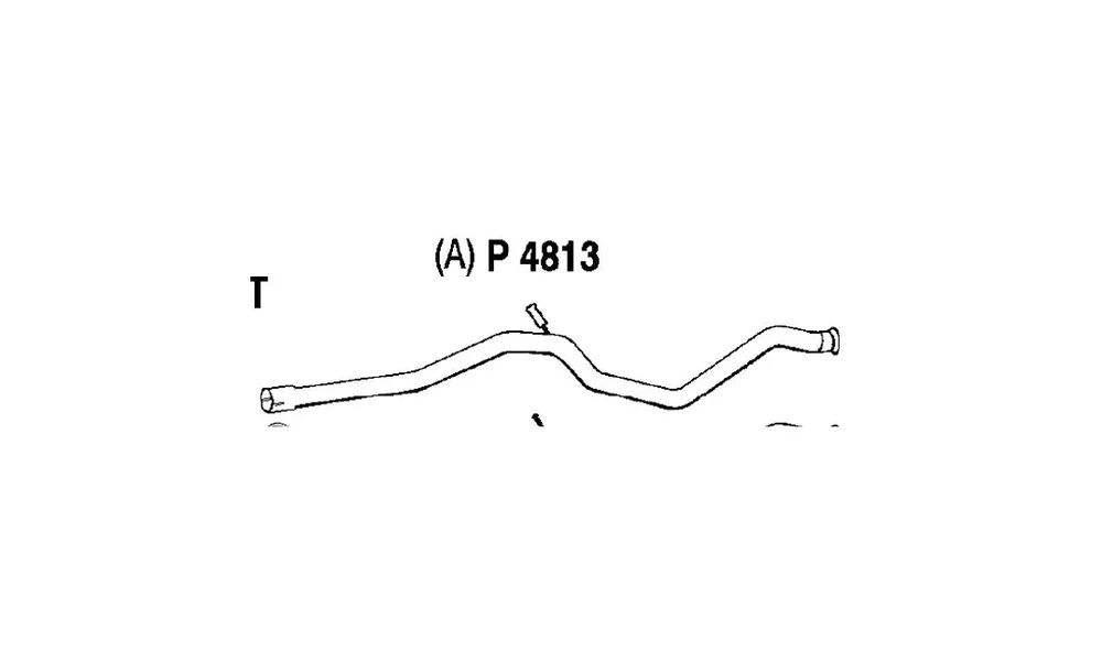 Eksosrør - P4813 - (Fenno) v:6268817