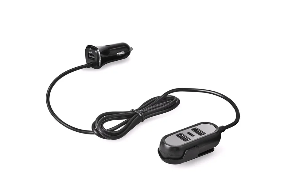 12-24V USB adapter front og bak USB-A\/C v:7923147 12-24V USB adapter front og bak USB-A\/C v:7923147