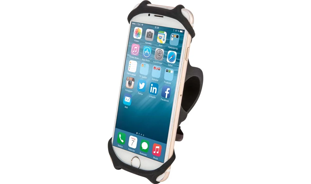 Telefonholder Silikon til styre v:5956525 Telefonholder Silikon til styre v:5956525