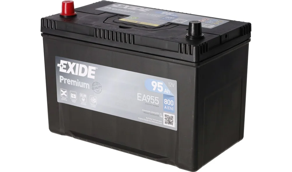 Batteri – EA955 – PREMIUM * – (Exide) v:4798581 Batteri – EA955 – PREMIUM * – (Exide) v:4798581
