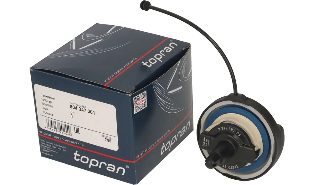 Deksel, drivstofftank 504 347 (Topran) v:9857650 Deksel, drivstofftank 504 347 (Topran) v:9857650