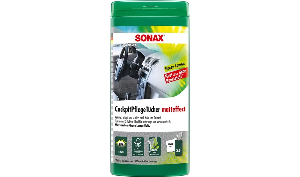 SONAX Cockpitpleie matt 25 stk v:6740211 SONAX Cockpitpleie matt 25 stk v:6740211