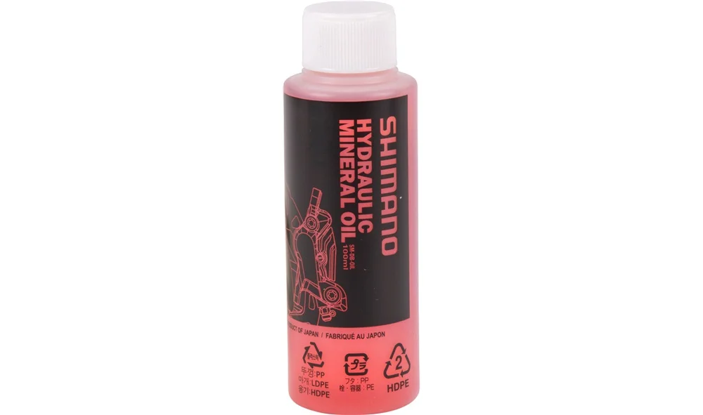 Shimano bremsevæske mineralsk rød 100ml v:1499706