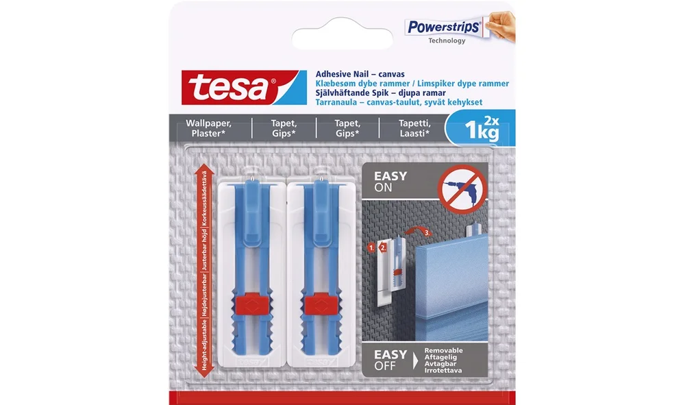 TESA limspiker 1kg 2x dype rammer v:5761909 TESA limspiker 1kg 2x dype rammer v:5761909