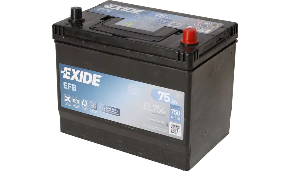 Batteri – EL754 – EFB – (Exide) v:9909306