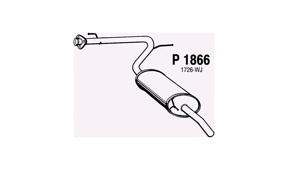 Bakre Lydpotte - P1866 - (Fenno) v:9722541