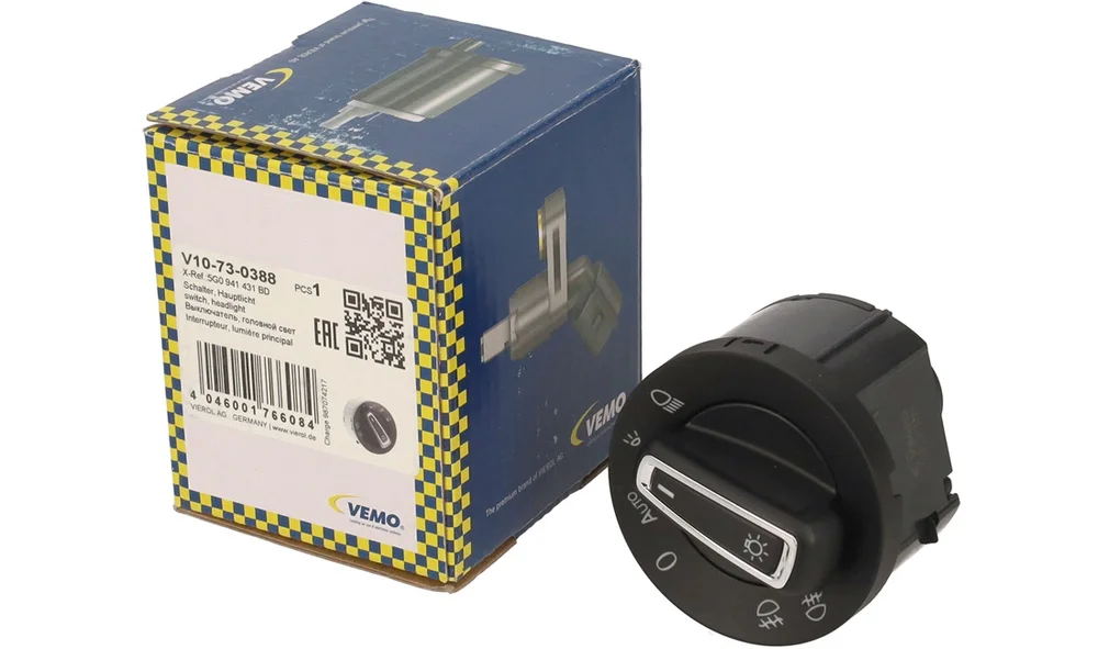 Bryter, hovedlys – V10-73-0388 – (Vemo) v:6108424 Bryter, hovedlys – V10-73-0388 – (Vemo) v:6108424