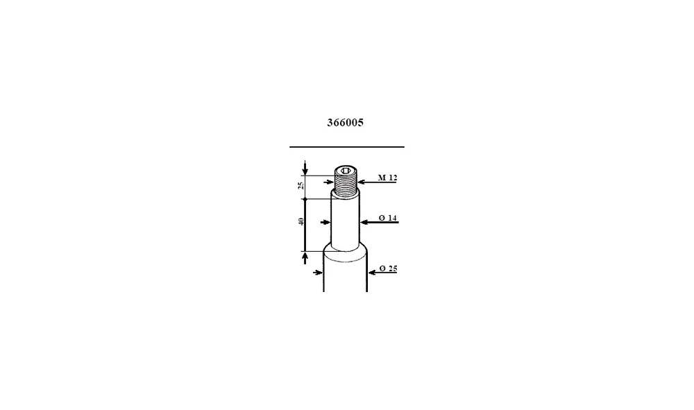 Støtdemper - 366005 - Excel-G - (KYB) v:377605