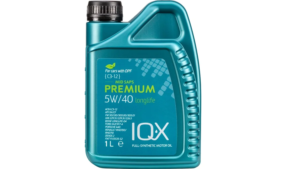 IQ-X Premium 5W\/40 C3 partikel 1 liter v:804024