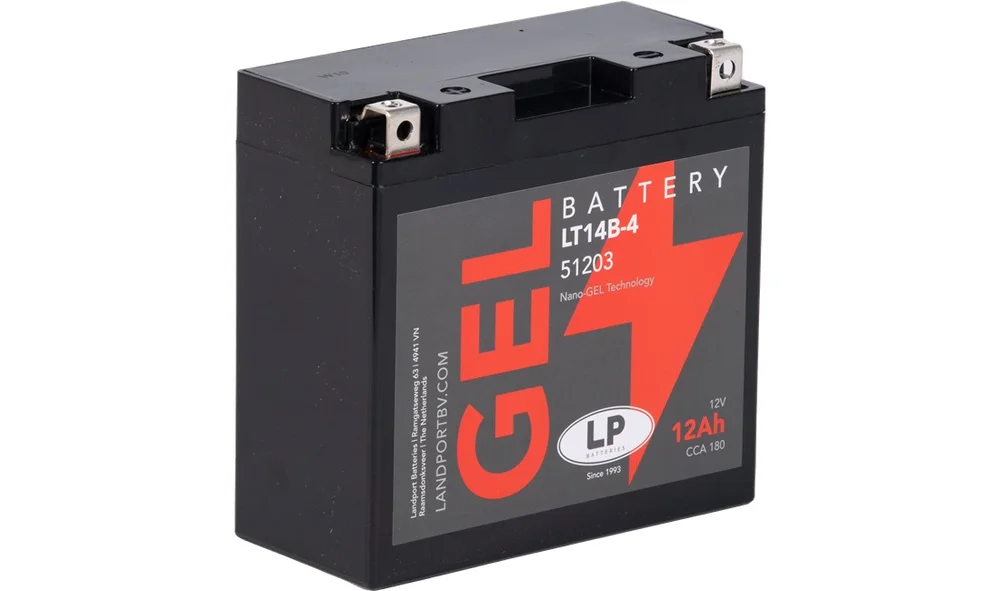 Batteri 12V-12Ah GT14B-4, Gel v:3409616