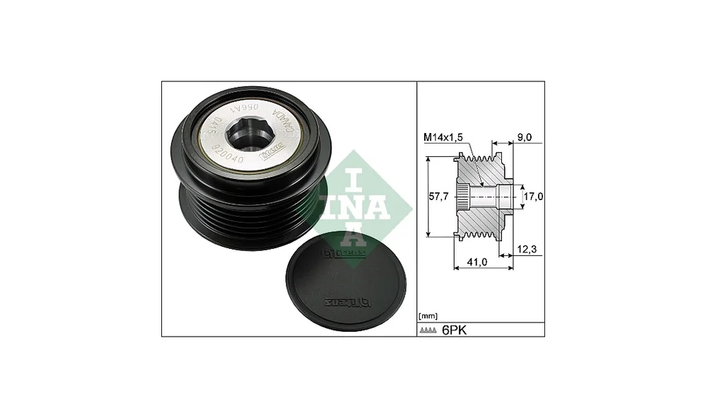 Generatortomgang - 535 0313 10 - (INA) v:7163716