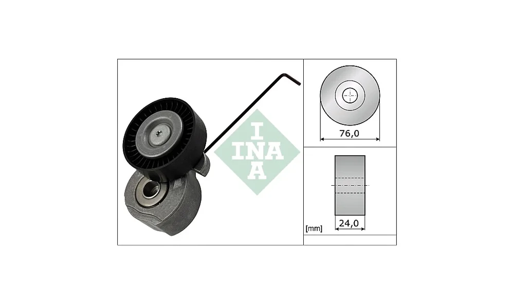 Spennarm, Vifterem - 534 0324 10 - (INA) v:4892234