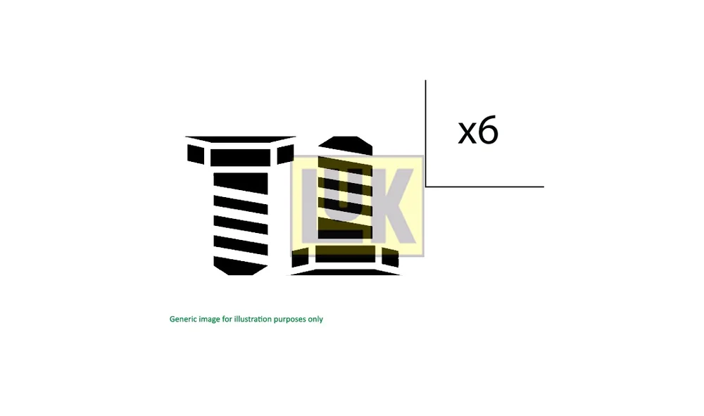Skruesett svinghjul 411 0168 10 (LUK) v:6446461 Skruesett svinghjul 411 0168 10 (LUK) v:6446461