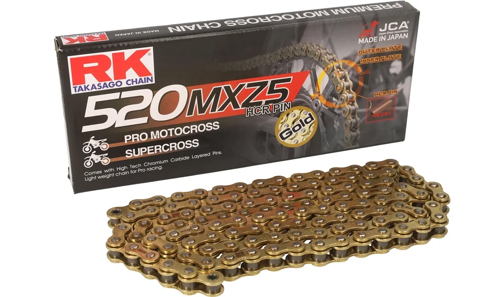 Kjede MX RK GB520MXZ5 Gull 118 ledd v:2406657