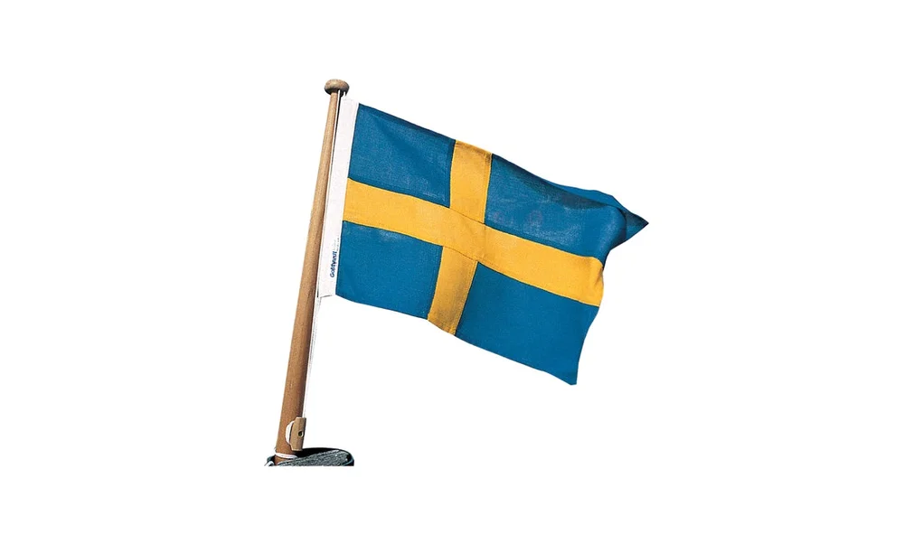 Båtflagg Bomuld Sverige, 50×31 cm v:871587