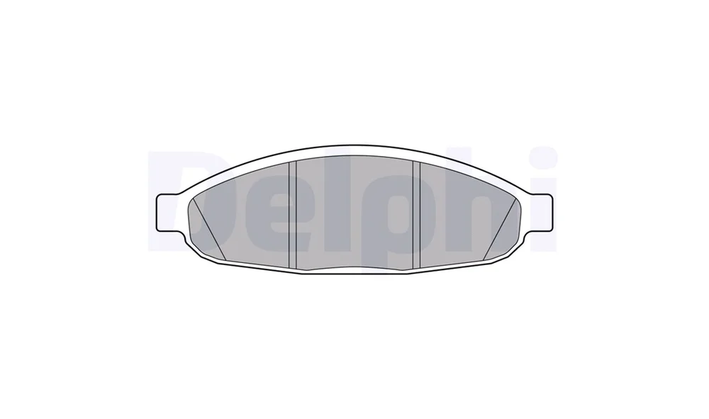 Bremsekloss Sett - LP3555 - (Delphi) v:5072999