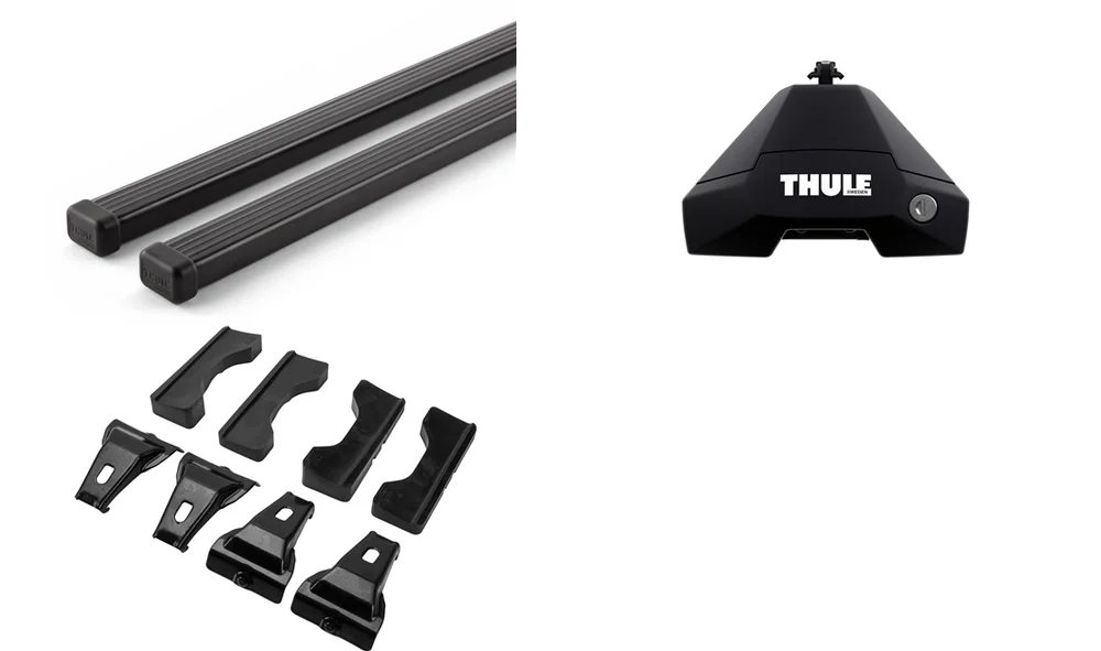 Takstativ, Thule SquareBar EVO Sort v:1692166 Takstativ, Thule SquareBar EVO Sort v:1692166