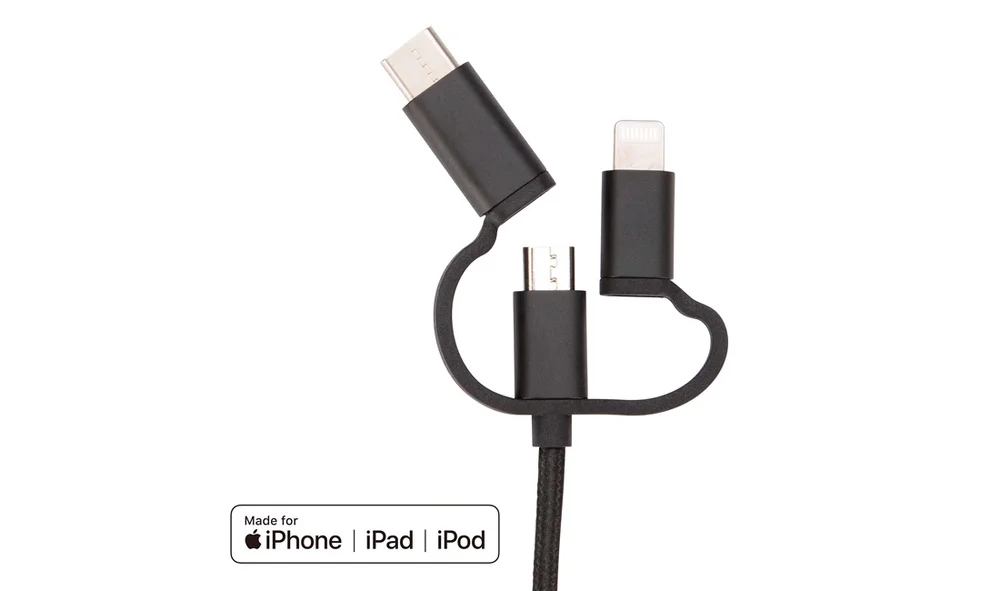 3-i-1 kabel Lightning\/Type C\/Micro-USB v:5742823
