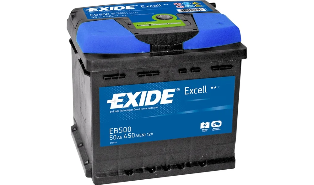 Batteri – EB500 – EXCELL ** – (Exide) v:1256255 Batteri – EB500 – EXCELL ** – (Exide) v:1256255