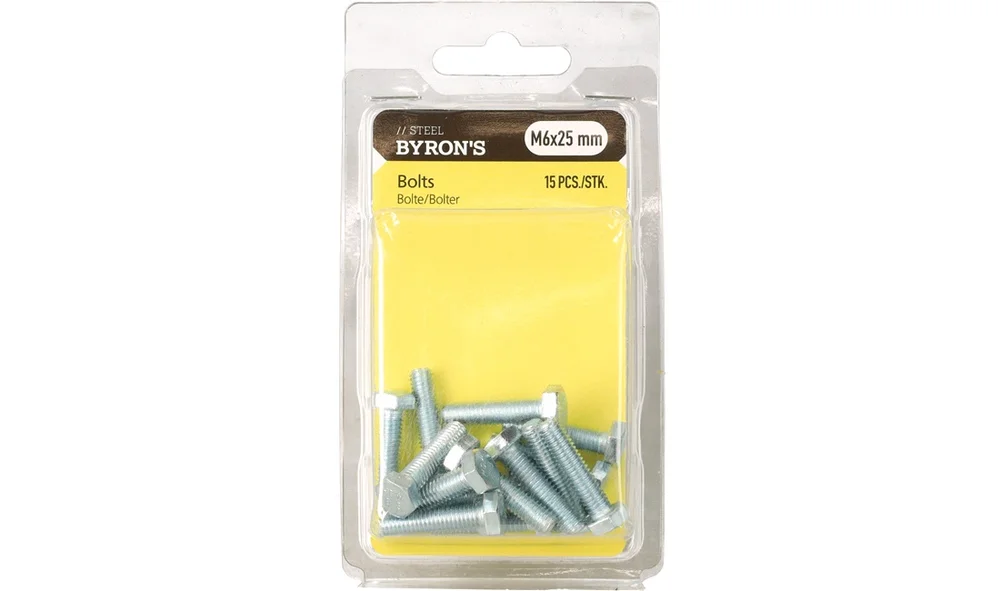 Bolte M6x25 mm – 15 stk v:7559415 Bolte M6x25 mm – 15 stk v:7559415