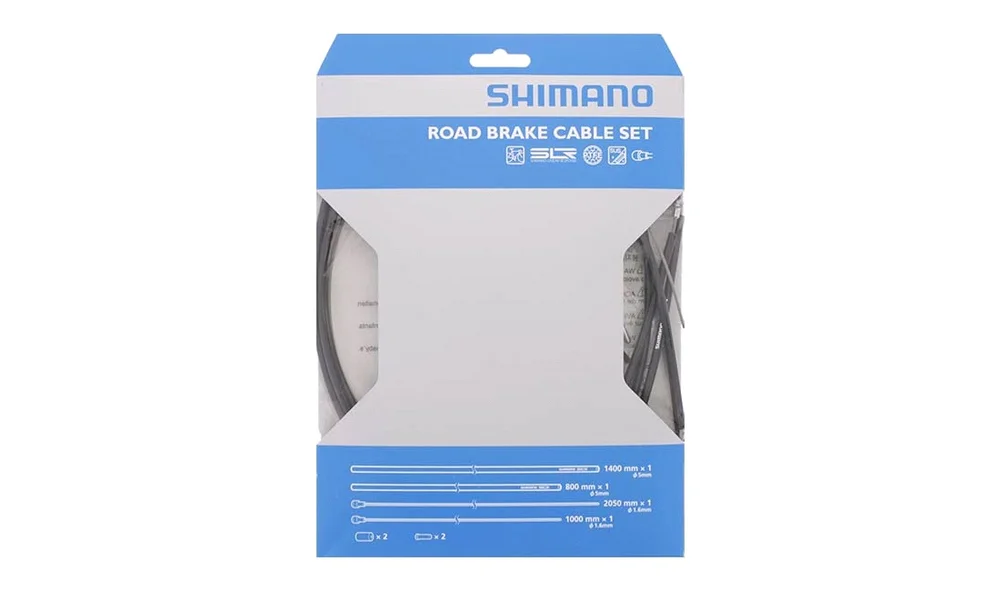 Bremsekabelsett ShimanoPTFE sort rustfri v:7333820